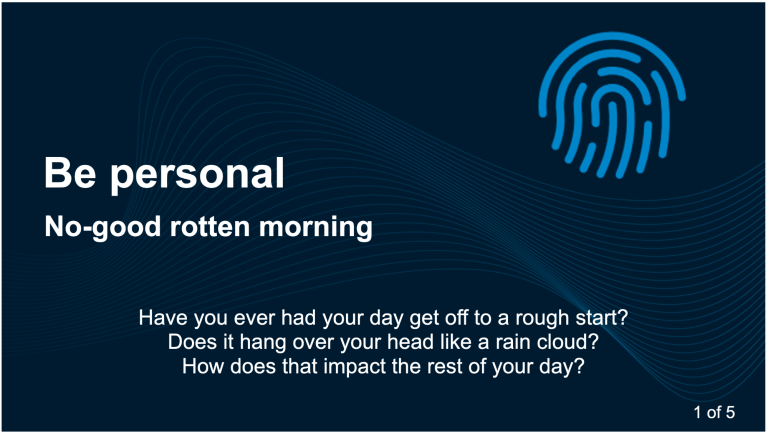 Link to self-reflective microlearning page